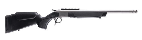CVA Scout Gen 3 Take-Down, Single Shot , 243 Win, 20" Barrel, Threaded 5/8x24, Omni Muzzle Brake, Stainless, Silver, Black Stock, 1 Round