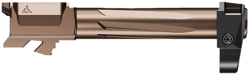 Radian Weapons RAMJET, Barrel with AFTERBURNER Compensator, 9mm, Radianite Finish, Bronze, INTRA-LOK Mounting System, Fits GLOCK 43