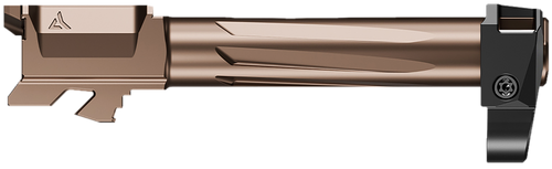 Radian Weapons RAMJET, Barrel with AFTERBURNER Compensator, 9mm, Radianite Finish, Bronze, INTRA-LOK Mounting System, Fits GLOCK 43X
