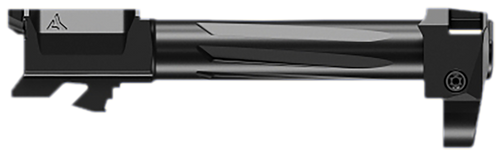 Radian Weapons RAMJET Fluted Barrel with AFTERBURNER Muzzle Brake, 9mm, Radianite Finish, Black/Gray, INTRA-LOK Mounting System, Fits Glock 17 Gen 5