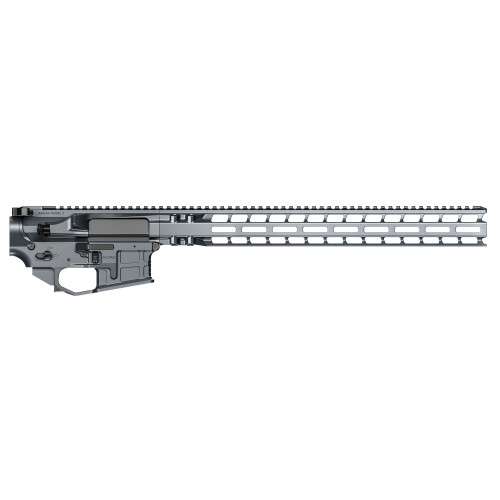 Radian Weapons AX556, Billet Upper/Lower Set, 556 NATO/223 Remington, Ambidextrous, Cerakote Finish, Gray, Includes Radian Talon Ambidextrous Safety, Hammer Pin, 17" M-Lok Handguard