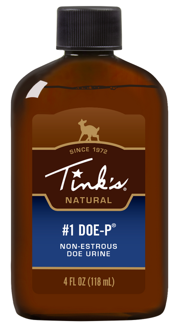 Tinks #1 Doe-P Deer Attractant Non-Estrous Doe Urine Scent Plastic 4 oz