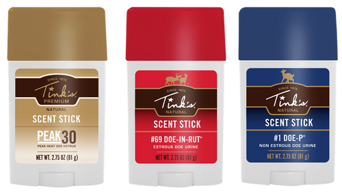 Tinks Deer Lure Scent Sticks 3PC. Value Pack ALL Season