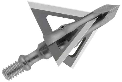 Muzzy Trocar Broadhead 3-Blade Trocar Tip Solid Stainless Steel Ferrule Blades 100 gr/3 Per Pack