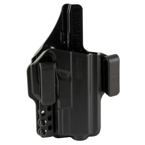 Bravo Concealment Torsion, Inside Waistband Concealment Holster, Waistband Clips, Fits Glock 19/19X/23/32/45, Black, Polymer, Does not fit Glock Gen 5 40SW
