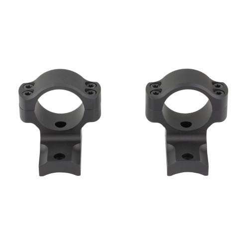 Leupold BackCountry, Rings, 1" Medium, 2 Piece, Fits Savage 10/110rd Receivers, Matte Finish, Black