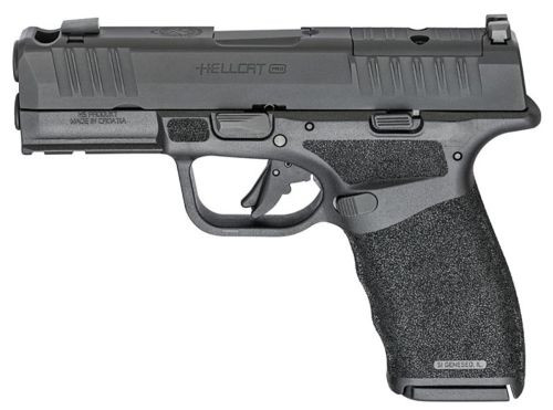 Springfield Hellcat Pro OSP 9mm, 3.7" Barrel, Compensated, Picatinny Rail, Black, Case, 10rd