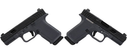 Ruger RXM Exclusive 9MM Pistol 4" SCT Greasy Slide Cut O.R. Stealth Gray, . 2-15 Rd Mags