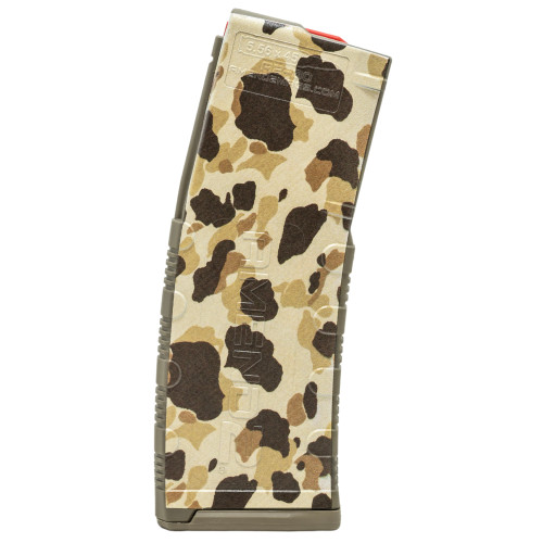 Amend2 AR-15  Magazine, 5.56mm, 30rd, Fits AR s, Polymer, Red Follower, Desert Frogskin Pattern