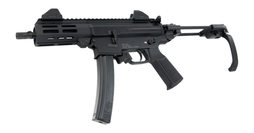 SDS MAC IX 9mm, 6.5" Threaded Barrel, Black Anodize, Tailhook Retractable Brace, 30rd, 2 mags