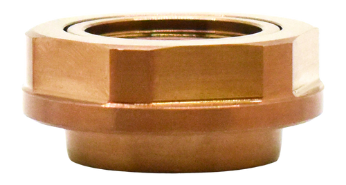 Rearden Atlas Charlie, Thread Adapter, Compatible with Velos/Omega 36M/46M/Saker ASR/Chimera 300/Specwar, For Suppressors with Inside Diameter SilencerCo Charlie Pattern 1.125X28, Heat Treated, Gold