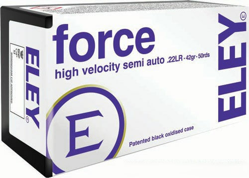 Eley Force Semi Auto 22LR  42 Gr. RN, Designed Specifically to Cycle Semi-Autos