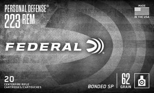 Federal 223 Rem, 62gr, Bonded, SP, 20rd Box