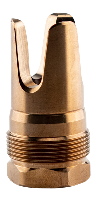 Rearden FHD, Flash Hider, 1/2X28 Thread Pitch, Square Shoulder, Atlas/Atlas XL/Plan B Compatible, Heat Treated Finish, Gold