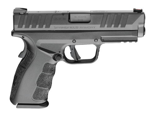 Springfield XD Mod.4 OSP 9mm, 4" Barrel, Melonite Black, Fiber Optic Front, White Dot Rear, Grip Safety, 10rd