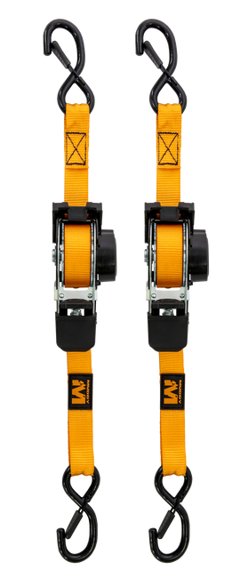 Muddy MUD-RRS10-2PK 1"X10" Ratchet Straps ORG