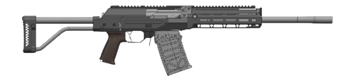 JTS M12AK AK47 Style 12 Gauge, 18.7" Barrel, 3" Chamber, Picatinny Rail, Skeletonized Stock, 5rd