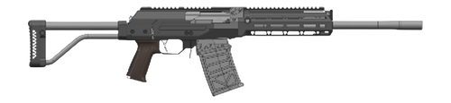 JTS M12AK AK47 Style 12 Gauge, 18.7" Barrel, 3" Chamber, Picatinny Rail, Skeletonized Stock, 5rd