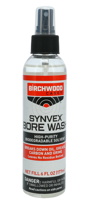 Birchwood Casey Synvex Bore Wash, 6oz, Spray Bottle