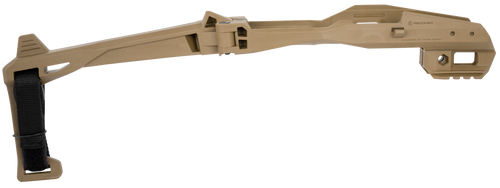 Recover Tactical 2020NB-02 Tactical 20/20 Stabilizer Kit Synthetic Tan Brace with Strap & Charging Handles for All Gen Glock