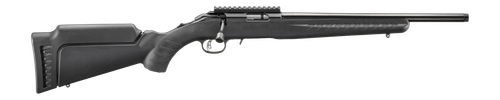 Ruger American Rimfire, Bolt-Action , 22 LR, 16.1" Barrel, Threaded 1/2X28, Satin Finish, Blued, Black Stock, Picatinny Scope Base, 10rd, 1 Magazine