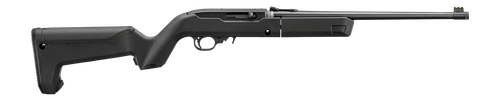 Ruger 10/22 Takedown, 22 LR, 16.4" Threaded Barrel, 1/2X28 Thread, Satin Finished Barrel, Black Magpul Hunter X-22 Backpacker Stock, Fiber Optic Sights, 10rd, 4 mags