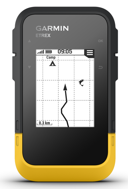 Garmin eTrex SE Outdoor Recreation 28MB Memory Black/Yellow 2.20" Transflective/Monochrome Display, Compatible Garmin Explore App