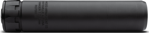 Advanced Armament Ranger 7 300 Winchester Magnum/308 Winchester, 718 Inconel, Cerakote Black, Universal Mount, 1.5" Dia, 5/8X24 Direct Thread Mount