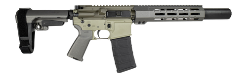 Shark Coast Tactical Sneeky Pete 5.56 NATO 30+1 7.50" Barrel, M-LOK Handguard, SB Tactical SBA3 Brace, YHM Turbo K-RB Suppressor