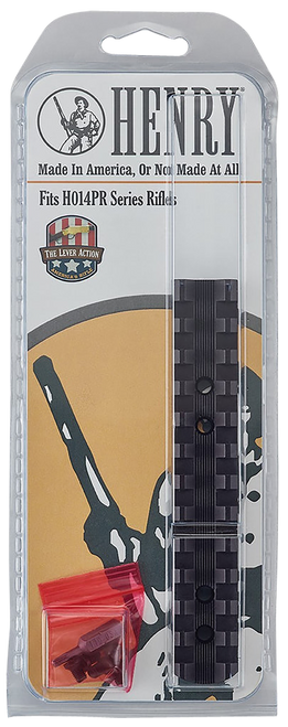 Henry Picatinny Rail Matte Black Aluminum 5.09" Long Fits Henry H014 Long Ranger