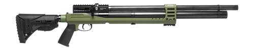 JTS Airacuda PRS Max, Air , Pre-Charged Pneumatic, .25 Caliber Pellet, 920 Feet Per Second, 18" Barrel, Matte Green and Black, 10rd