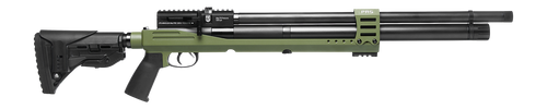JTS Airacuda PRS Max, Air , Pre-Charged Pneumatic, .30 Caliber Pellet, 860 Feet Per Second, 18" Barrel, Matte Green and Black, 7rd