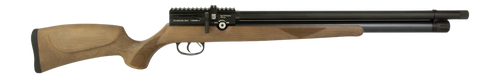 JTS Airacuda Standard, Air , Pre-Charged Pneumatic, .22 Caliber Pellet, 920 Feet Per Second, 18" Barrel, Matte Black, Wood Stock, 10rd