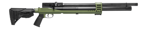 JTS Airacuda PRS Max, Air , Pre-Charged Pneumatic, .22 Caliber Pellet, 950 Feet Per Second, 18" Barrel, Matte Green and Black, 10rd