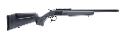 CVA Scout Gen 3, Single Shot , 22 Creedmoor, 20" Threaded Barrel, 5/8x24 Thread Pitch, Matte Black, Gray Synthetic Furniture, 1 Round