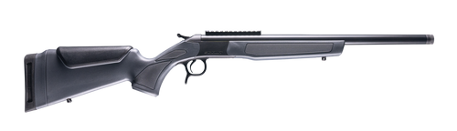 CVA Scout Gen 3, Single Shot , 22 ARC, 20" Threaded Barrel, 5/8x24 Thread Pitch, Matte Black, Gray Synthetic Furniture, 1 Round