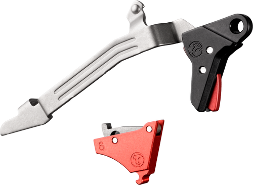 Timney Trigger Alpha Competition FOR Glock GEN 6 3LB BLACK & RED