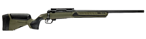 Savage Arms 110 Core Predator 22-250 Remington, 22" Straight Fluted Barrel, Threaded, Cerakote Finish, Black Ink, Hunter Green Synthetic Stock, 10rd, 1 Magazine