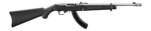 Ruger 10/22 Takedown 22 LR, 18.5" Barrel, Threaded, Matte Black, Fiber Optic Sights, 25rd, 1 Magazine, BX-Trigger