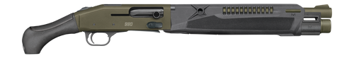 Mossberg 990 Aftershock SFX 12 Ga, 3", 14.4" Barrel,Heat Shield, Fixed Choke, Olive Drab, Black, RMSc Optic Ready, 5