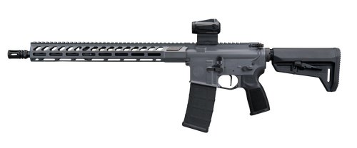 Sig M400 Forge 5.56mm 30rd,16" Concrete Gray Cerakote Alloy Receiver Picatinny Rail, M-Lok Handguard, Magpul SL-K Black Polymer Stock, Black Polymer Grip, Sig ROMEO MSR