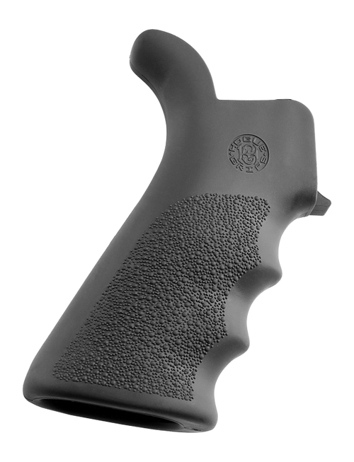 Hogue OverMolded  Grip, Beavertail, Finger Grooves, Fits AR s, Slate Gray