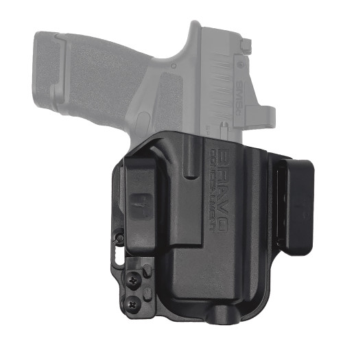 Bravo Concealment Torsion, Inside Waistband Concealment Holster, Waistband Clips, Fits Springfield Hellcat, Black, Polymer, Does not fit HellcatrdP