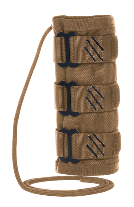 GPS Tactical Suppressor Cover 6.50" Tan 1000D Nylon with Tether Line