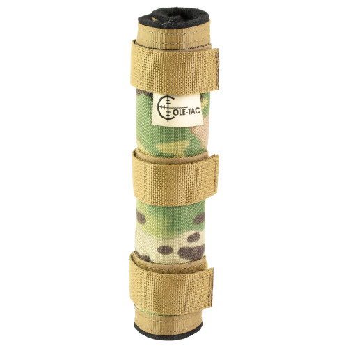 Cole-TAC Metal Python, Suppressor Cover, 7.5", Multicam, Fits 1-2" Suppressors