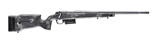 Bergara s B-14 Crest 300 PRC 5rd,22" Sniper Gray Cerakote Fluted Threaded Barrel, Sniper Gray Cerakote Steel Drilled & Tapped Receiver, Fixed Carbon Fiber Black & Gray Sponge Accents