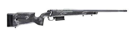 Bergara B-14 Crest 300 PRC 5rd,22" Sniper Gray Cerakote Fluted Threaded Barrel, Sniper Gray Cerakote Steel Drilled & Tapped Receiver, Fixed Carbon Fiber Black & Gray Sponge Accents