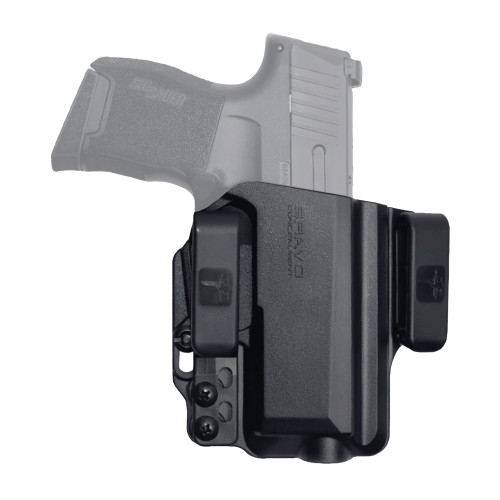 Bravo Concealment Torsion, Inside Waistband Concealment Holster, Waistband Clips, Fits Sig P365, Black, Polymer