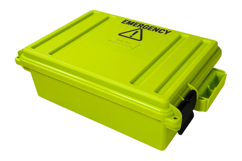 MTM Emergency BOX 3 19.15.75X5.25 Yellow Green