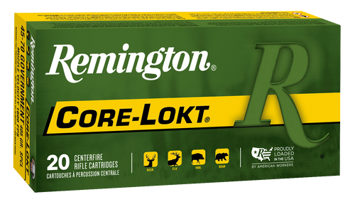 Remington Core-Lokt Hunting 45-70 Gov 405gr, Soft Point Core-Lokt (SPCL) 20 Per Box